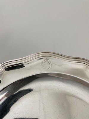 18th Century Filet Dish in Silver with Monogram-QKG-1754193