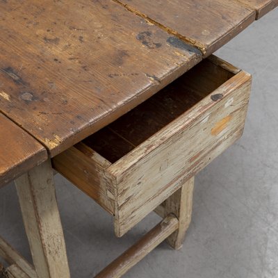 18th Century Folding Table with Rounded Edges-VAP-1140665