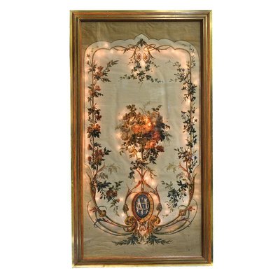 18th Century Framed and Illuminated Screen-NQ-624870