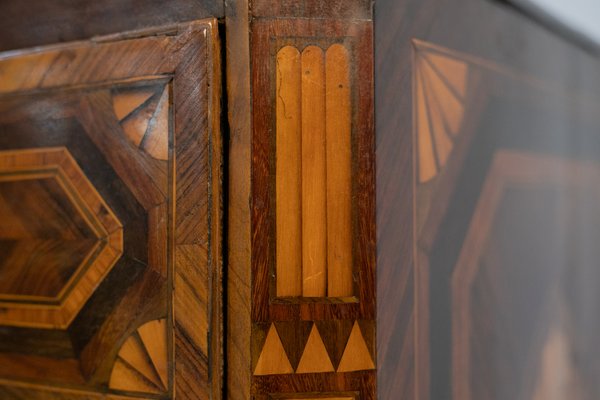 18th Century French Chest of Drawers in Wood and Red Marble-RCE-1440878