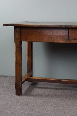 18th Century French Dining Table in Oak-HPP-1740166