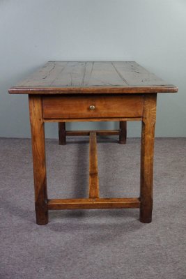 18th Century French Dining Table in Oak-HPP-1740166