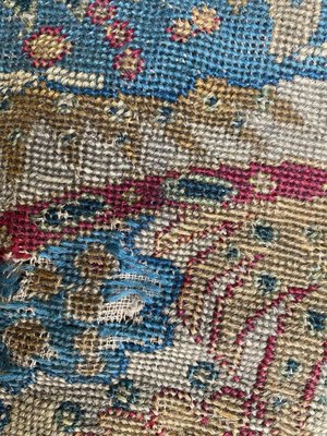 18th Century French Needlepoint Fragment Tapestry-YMM-1165944