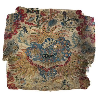 18th Century French Needlepoint Fragment Tapestry-YMM-1165944