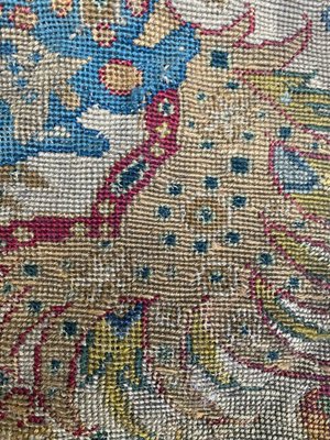 18th Century French Needlepoint Fragment Tapestry-YMM-1165944