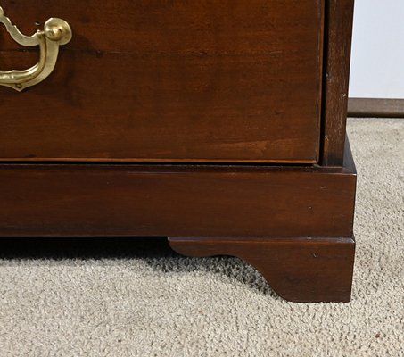 18th Century Georgian Dribanne Chest of Drawers in Mahogany, England-RVK-1818372