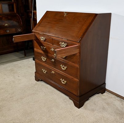 18th Century Georgian Dribanne Chest of Drawers in Mahogany, England-RVK-1818372