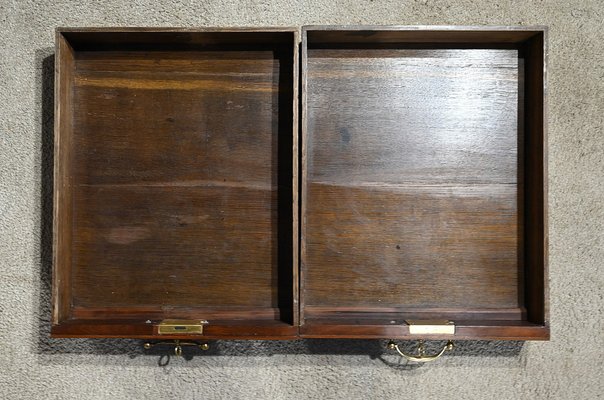 18th Century Georgian Dribanne Chest of Drawers in Mahogany, England-RVK-1818372