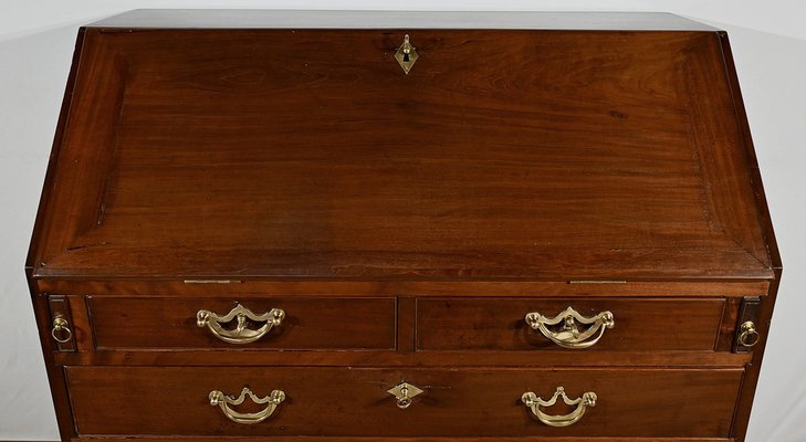 18th Century Georgian Dribanne Chest of Drawers in Mahogany, England-RVK-1818372