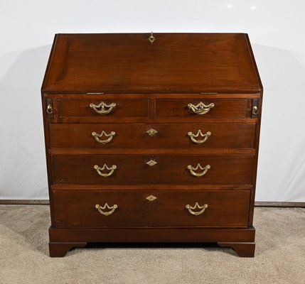 18th Century Georgian Dribanne Chest of Drawers in Mahogany, England-RVK-1818372