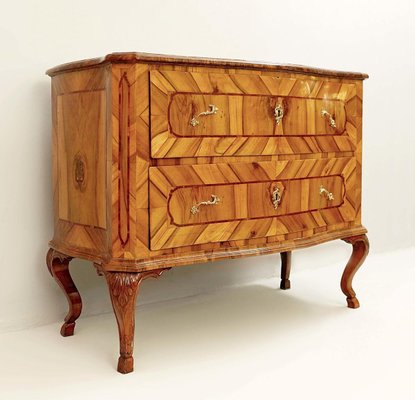 18th-Century German Chest of Drawers in Walnut-FGA-923795