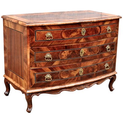 18th Century German Marquetry Chest of Drawers-FGA-923560