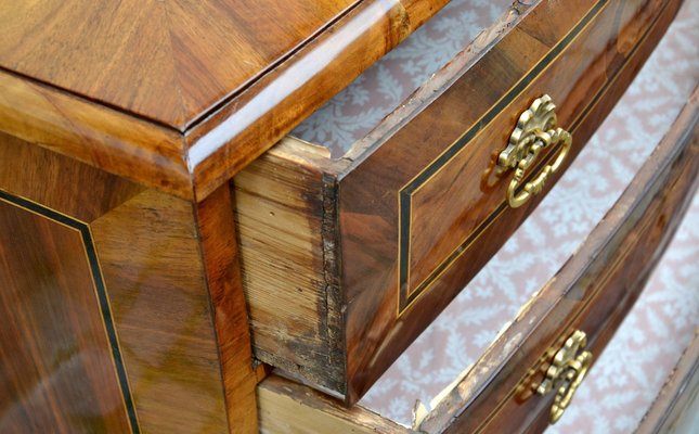 18th Century German Marquetry Chest of Drawers-FGA-923560