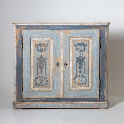 18th Century Hand-Painted Half-Cupboard-VEI-2021238