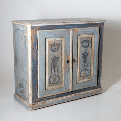 18th Century Hand-Painted Half-Cupboard-VEI-2021238