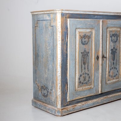 18th Century Hand-Painted Half-Cupboard-VEI-2021238