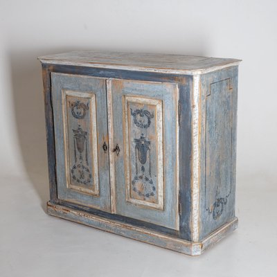 18th Century Hand-Painted Half-Cupboard-VEI-2021238