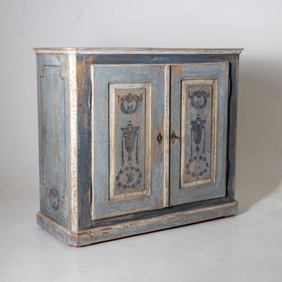 18th Century Hand-Painted Half-Cupboard-VEI-2021238