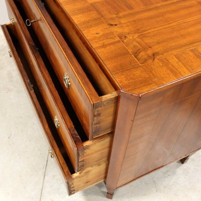 18th Century Italian Directoire Chest of Drawers in Walnut-UMS-1764763