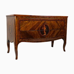 18th Century Italian Marquetry Chest of Drawers, Milan, 1760s-TQA-1363244