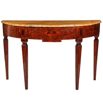 18th Century Italian Marquetry Console Table-MBH-1032323