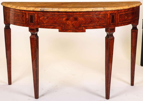 18th Century Italian Marquetry Console Table-MBH-1032323