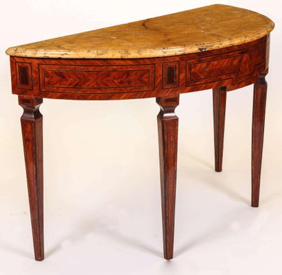 18th Century Italian Marquetry Console Table-MBH-1032323