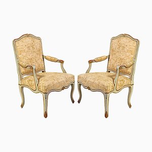 18th-Century Italian Painted Armchairs, Set of 2-MBH-1032670