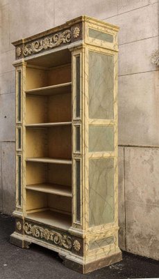 18th Century Italian Painted Bookcase-MBH-1032375