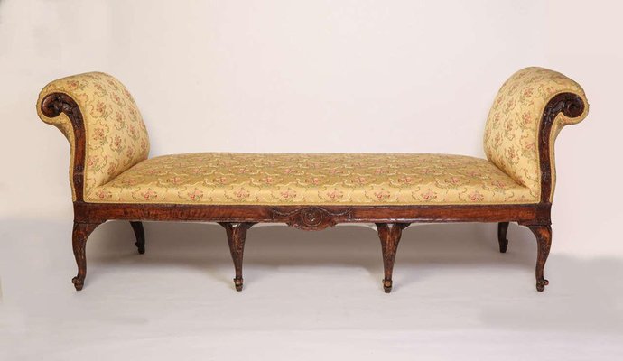 18th Century Italian Walnut Settee-MBH-1032317