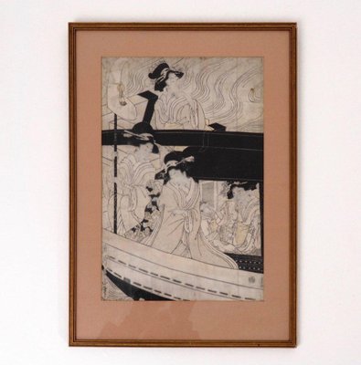 18th Century Japanese Woodcut-SA-636337