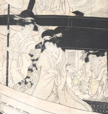 18th Century Japanese Woodcut-SA-636337