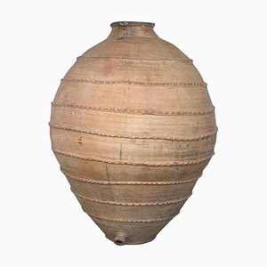 18th Century Large 41 Terracotta Ribbed Vessel-PSK-1002889