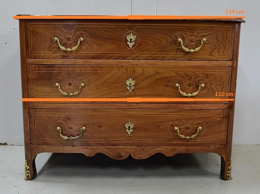 18th Century Louis XIV Chest of Drawers in Elm-RVK-746343