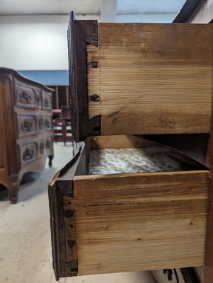 18th Century Louis XIV Solid Walnut Chest of Drawers-HLV-1706204