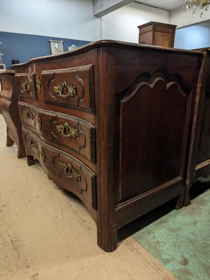 18th Century Louis XIV Solid Walnut Chest of Drawers-HLV-1706204