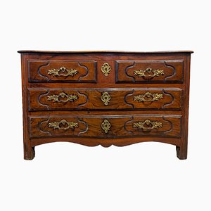 18th Century Louis XIV Solid Walnut Chest of Drawers-HLV-1706204