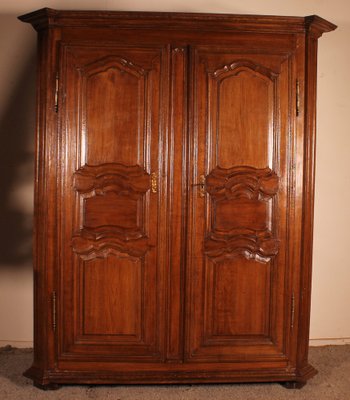 18th Century Louis XIV Wardrobe in Oak-HPU-1245959