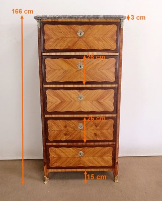 18th Century Louis XV Precious Wood Chest of Drawers-RVK-1424693