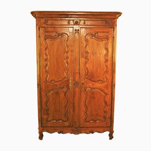 18th Century Louis XV Wardrobe In Cherrywood-HPU-752807