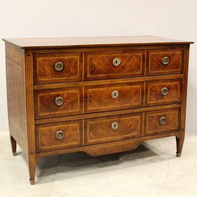 18th Century Louis XVI Chest of Drawers in Walnut-UMS-1700581