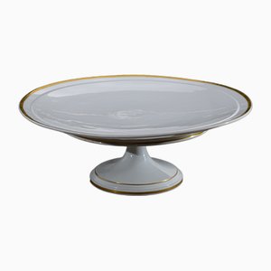 18th Century Meissen White Porcelain Cake Stand with Gold Fillet, Germany-RAQ-2033382