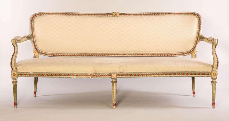 18th Century North Italian Painted Sofa-MBH-1032301