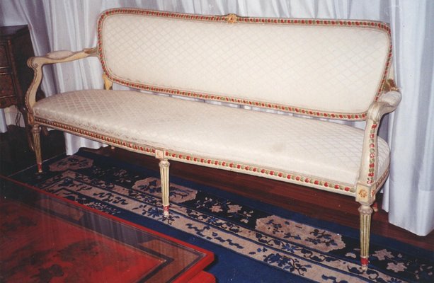 18th Century North Italian Painted Sofa-MBH-1032623