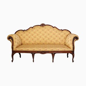 18th Century North Italian Walnut Settee, 1750s-MBH-1032611