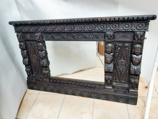 18th Century Oak Mirror-WQQ-1361736