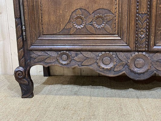 18th Century Oak Wedding Cabinet-QYF-1450811