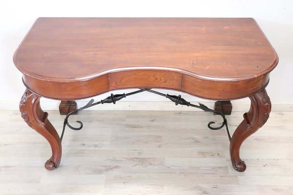 18th Century Oak Wood Console Table-DCO-1408202