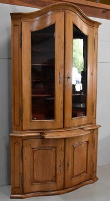 18th Century Pine Corner Bookcase-RVK-736781