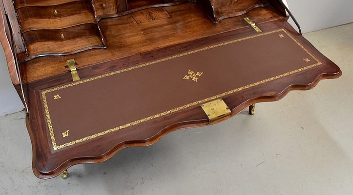 18th Century Regency Louis XV Mahogany and Rosewood Sloping Desk-RVK-694307